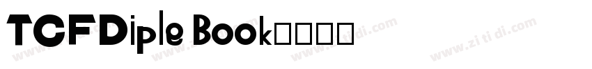 TCFDiple Book字体转换